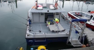 Channel Diver docked